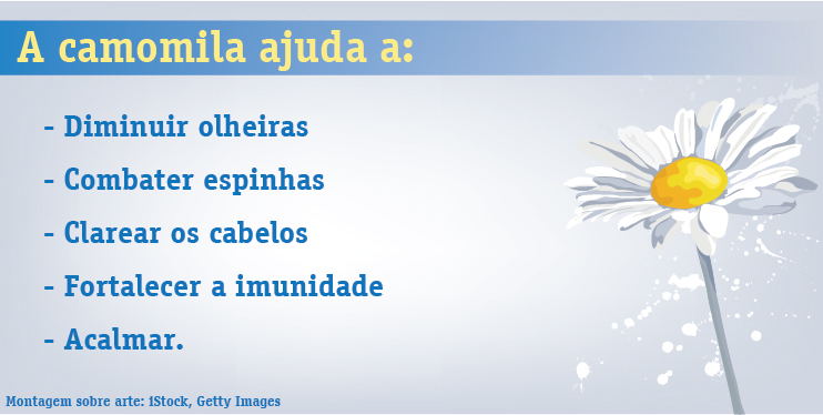 camomila tem outros benefícios alem de acalmar